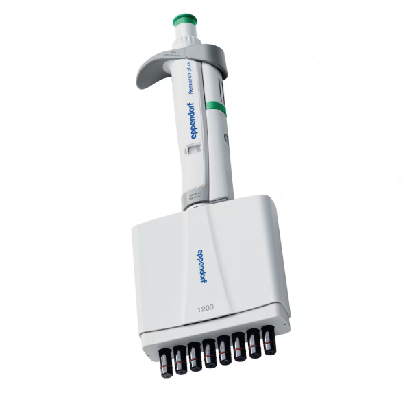 Eppendorf Research plus 120-1200μL 八道手动移液器 8道排枪