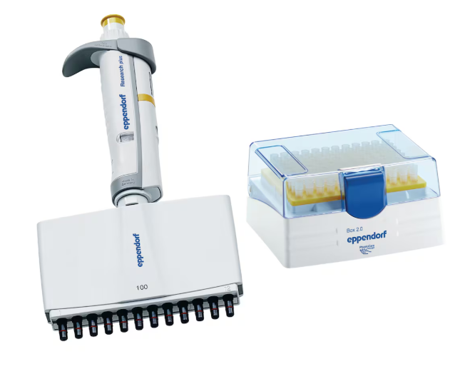  Eppendorf Research plus 10-100μL 十二道手动移液器 12道排枪