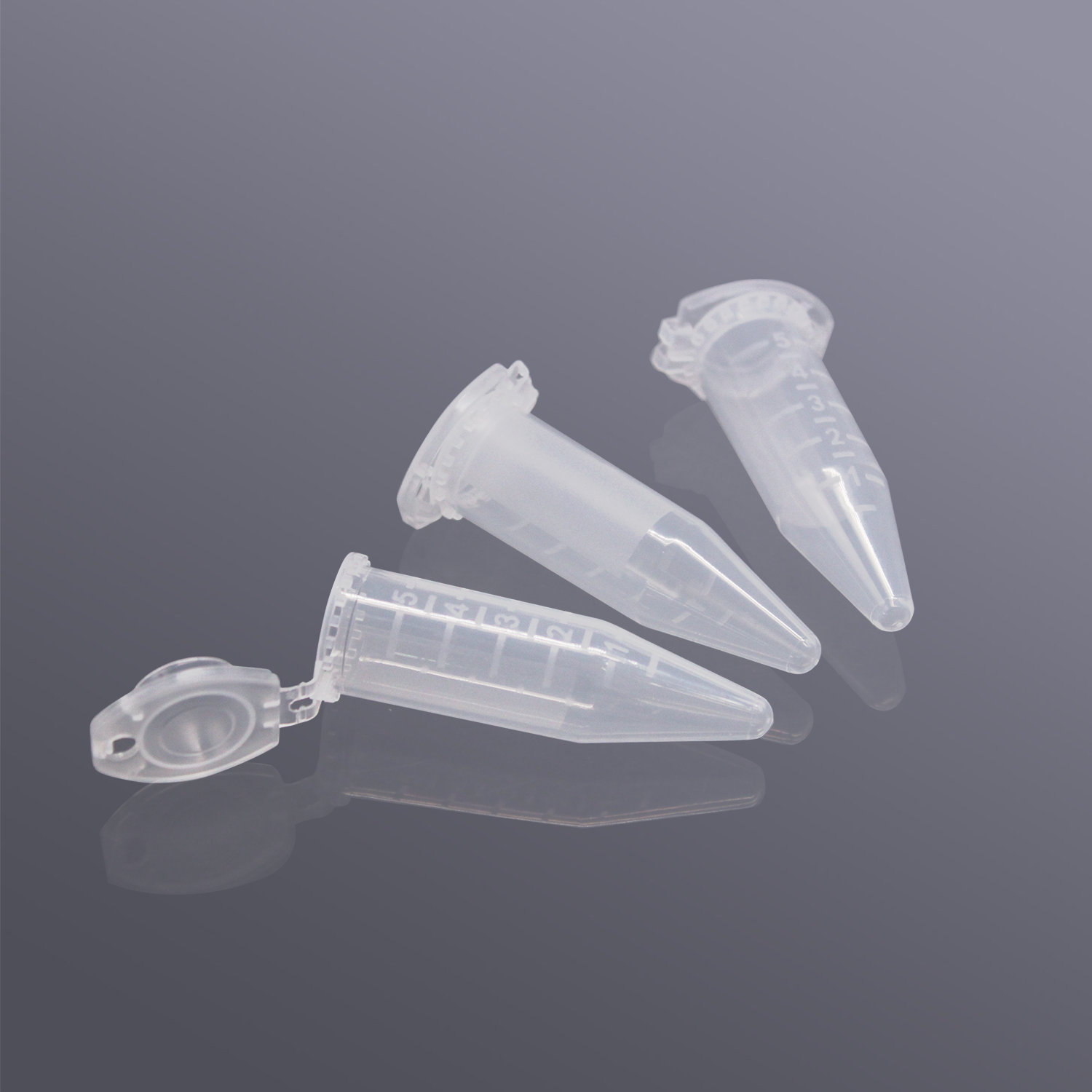  Biosharp BS-50-CM-SA 5ml 尖底带锁扣离心管透明翻盖无菌