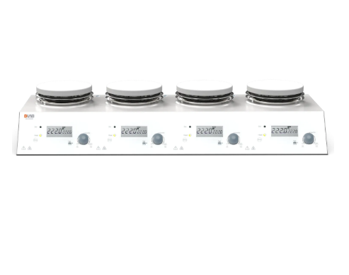 大龙MS-H340-S4四通道LCD数控加热型磁力搅拌器(4x10L/340℃)